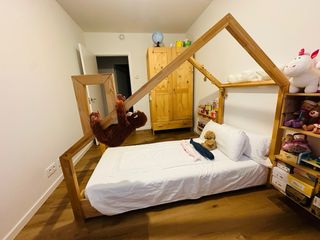 Cama casita Montesori 90x190 Mon lit Cabane