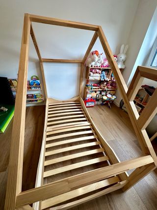 Cama casita Montesori 90x190 Mon lit Cabane