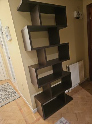 Estantería wengué - Librería escalonada