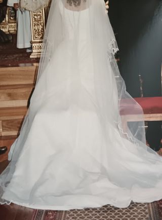 Vestido novia La Sposa blanco roto
