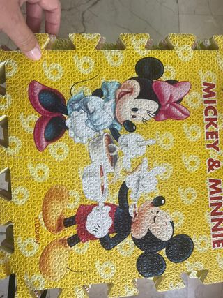Alfombra Puzzle Mickey & Minnie