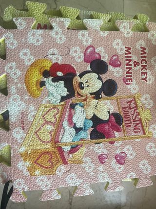 Alfombra Puzzle Mickey & Minnie