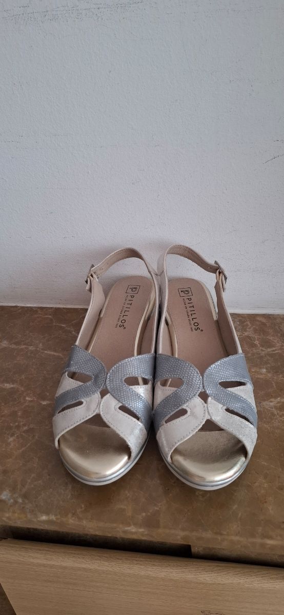 Sandalias Pitillos 6613 - Beige/Gris