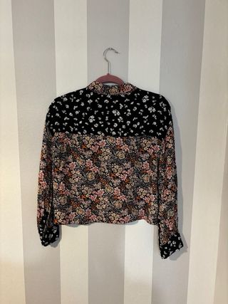 Camisa Zara flores multicolor