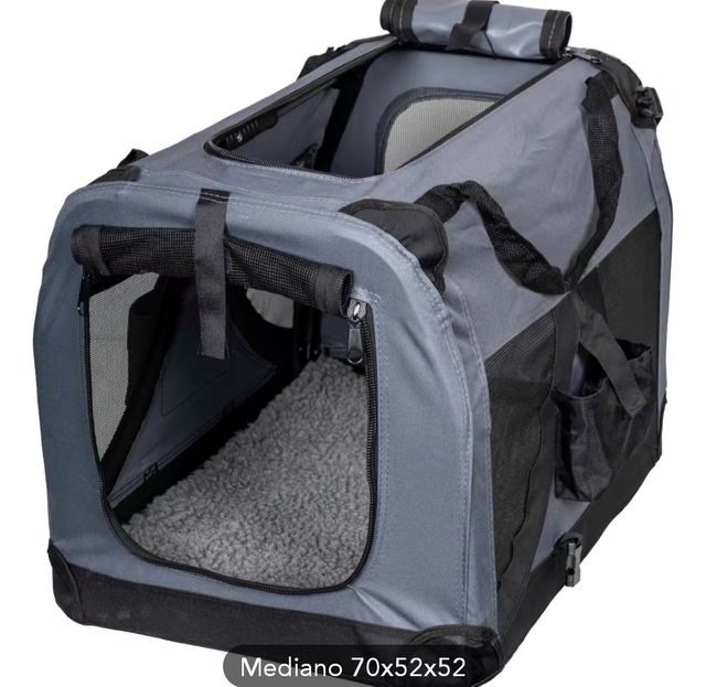 Transportín gato/perro gris