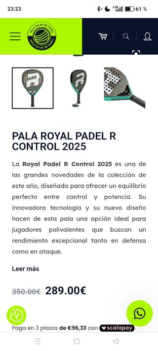 !2025! OFERTON Royal Padel R-Control Hybrid 