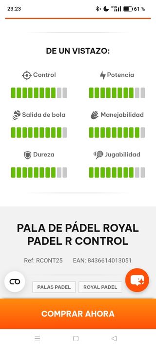 !2025! OFERTON Royal Padel R-Control Hybrid 