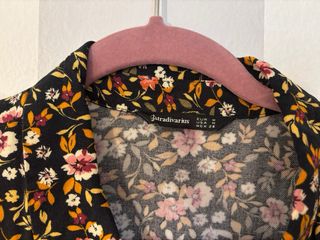 Vestido flores estampado - M