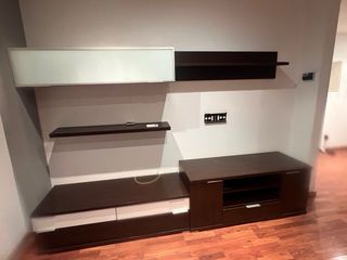 Mueble TV - marrón y blanco urge solo esta semana