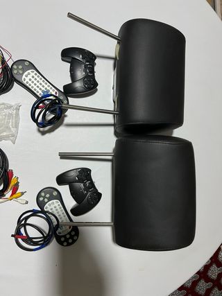 Reposacabezas con pantalla
