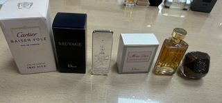 Miniaturas perfumes - Chanel, Cartier, Loewe