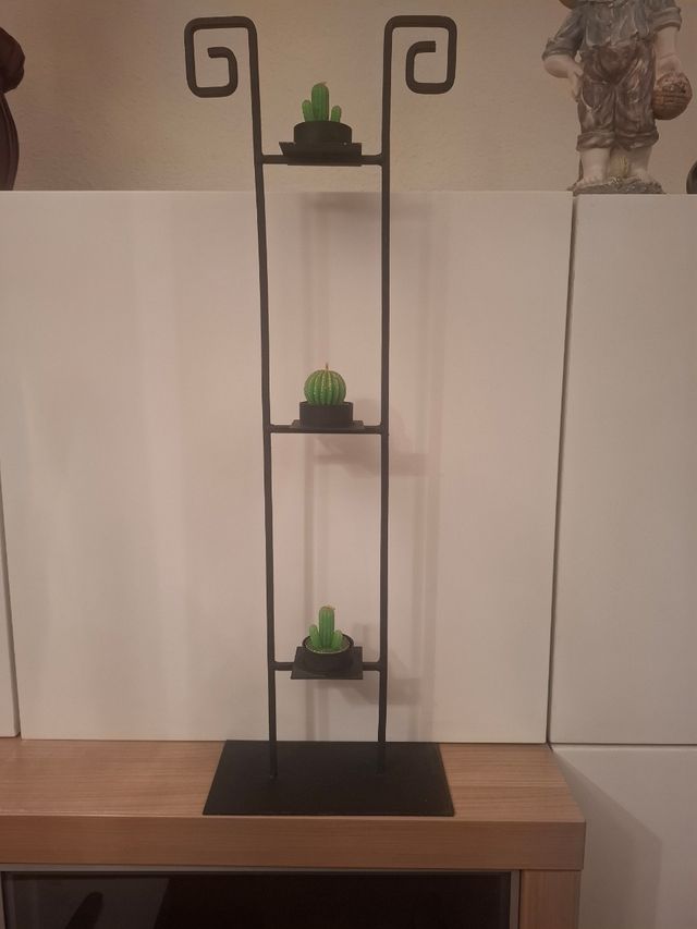 Soporte 3 cactus decoración
