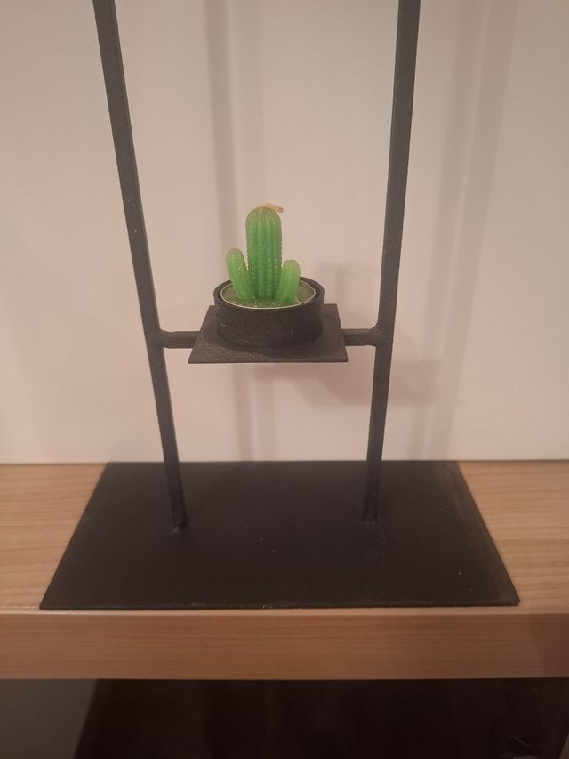 Soporte 3 cactus decoración