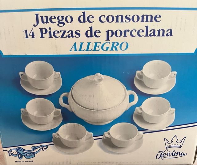 Juego Consomé Karolina - 6 servicios