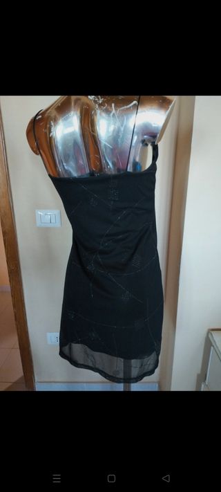 Vestito nero elegante tg S/M