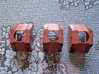 3 Soportes Masa Motor Rojo