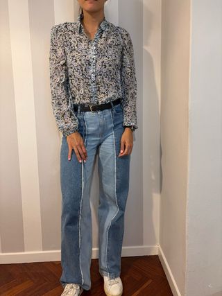 Blusa Stradivarius floral