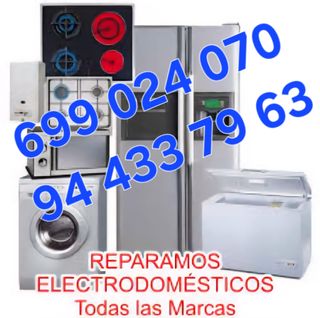 Reparación Lavadoras Frigoríficos Cocina etc...