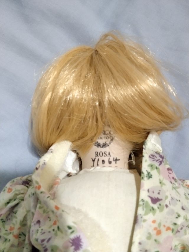 Muñeca porcelana vintage colección numerada