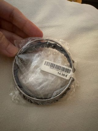 Pulsera 3 en 1 Fun&Basics plateada sin estrenar