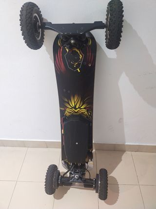 Longboard electrico todoterreno 