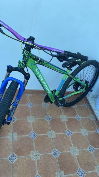 Bicicleta Wolfbike para el stund