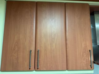 Cocina rústica madera - beige y marrón