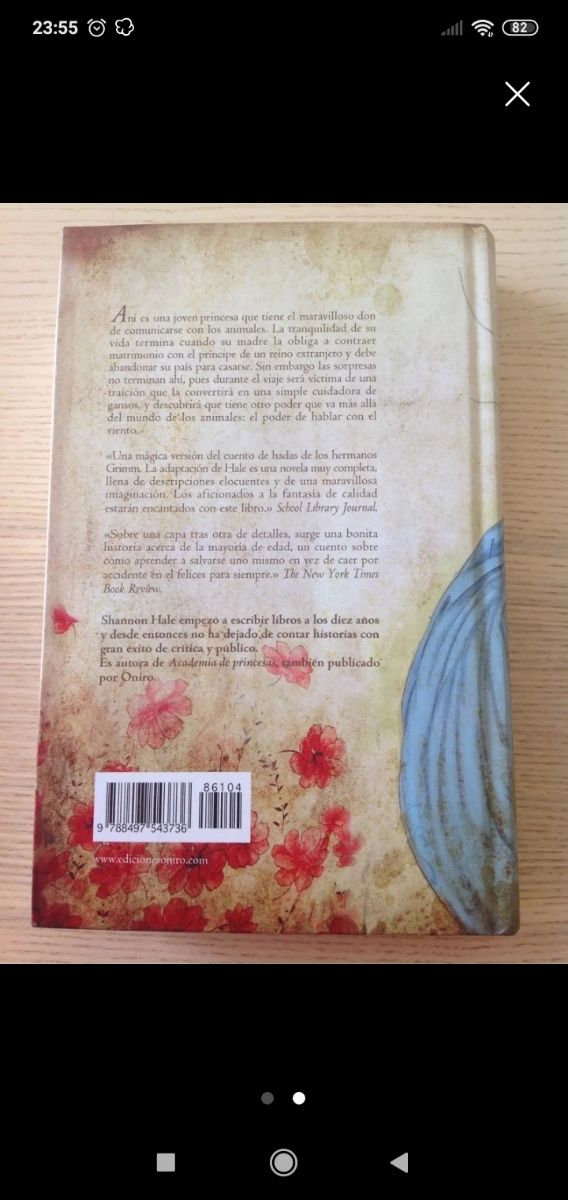 La princesa que hablaba con el viento Shannon Hale