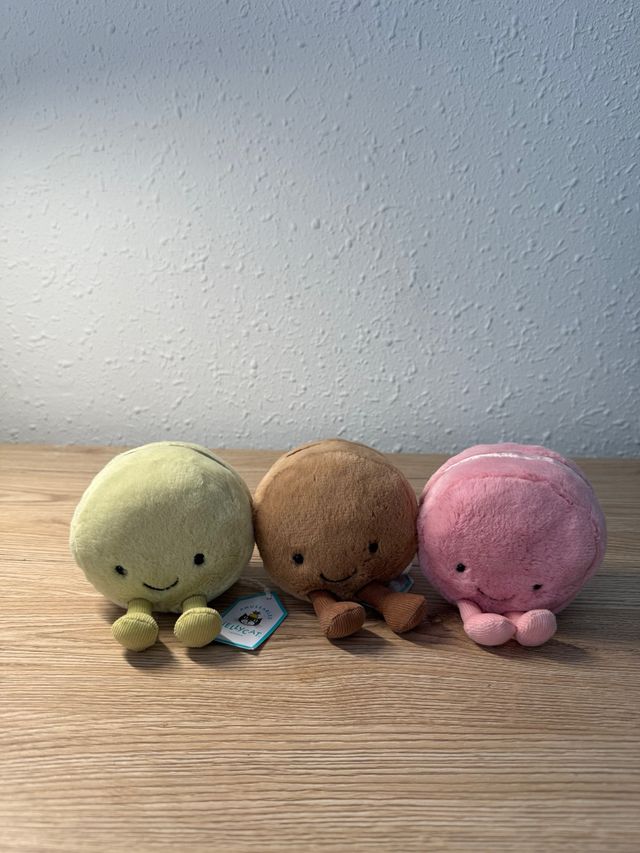 3 Jellycat Macarons - Peluche