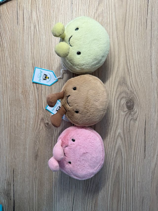 3 Jellycat Macarons - Peluche