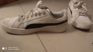 Puma Smash Vulc - Scarpe bianche/nere