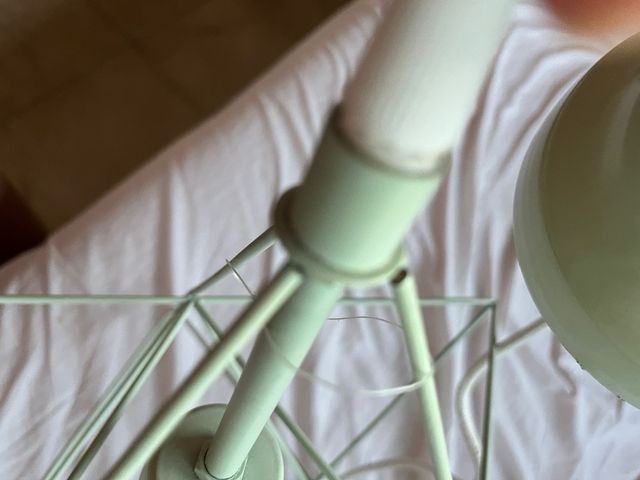 Lámpara colgante verde mini home