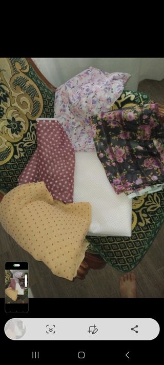 Telas estampadas - 5 piezas