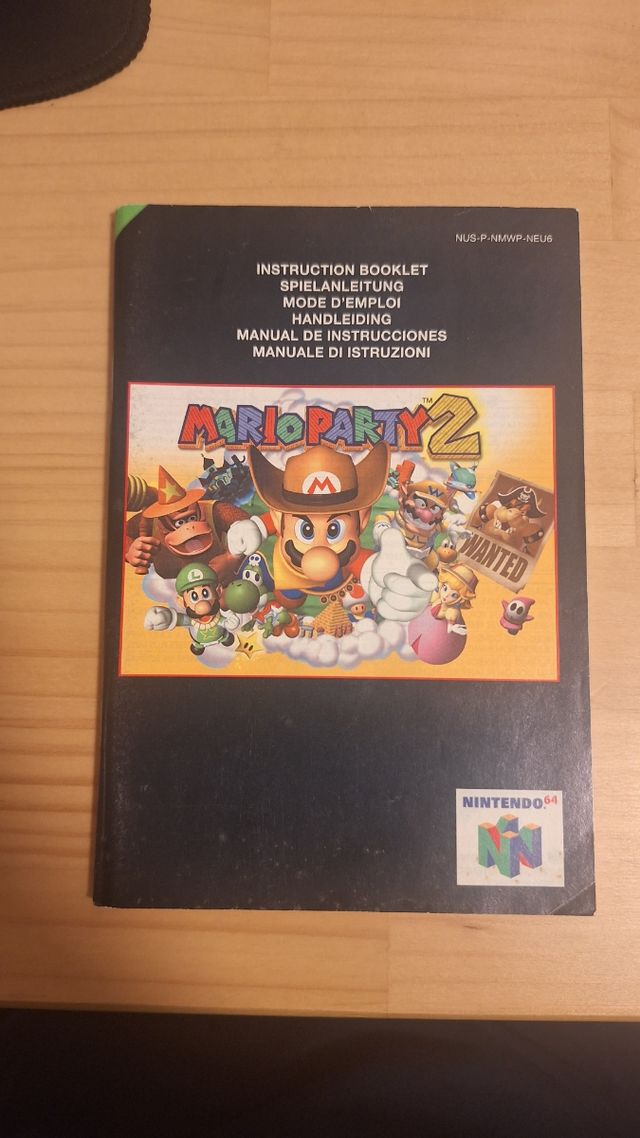 Manual Mario Party 2 Nintendo64