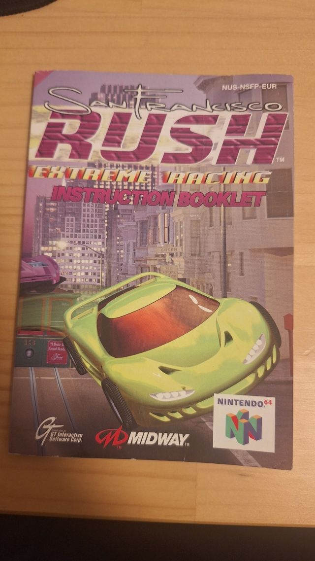 Manual San Francisco Rush Nintendo 64