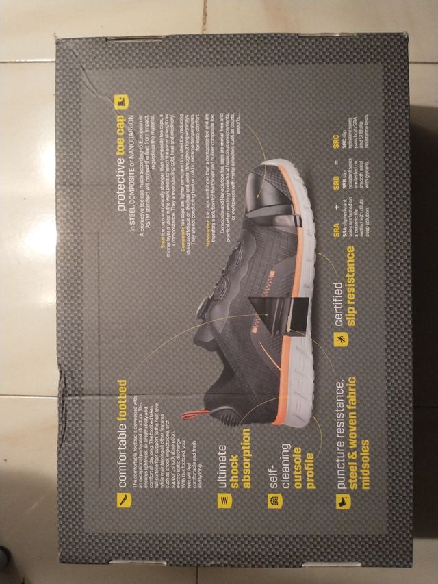 Zapatillas de trabajo negras