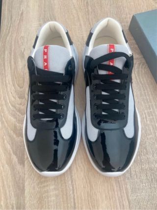 Zapatillas Prada zwart