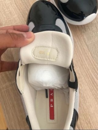 Zapatillas Prada zwart