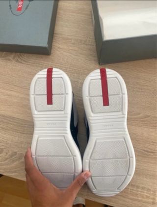 Zapatillas Prada zwart
