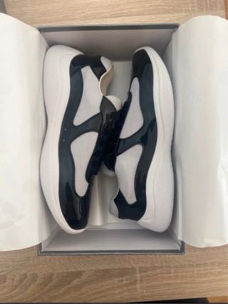 Zapatillas Prada zwart