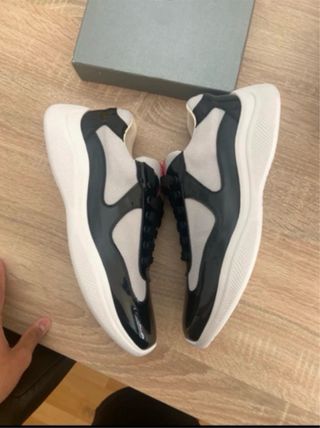 Zapatillas Prada zwart