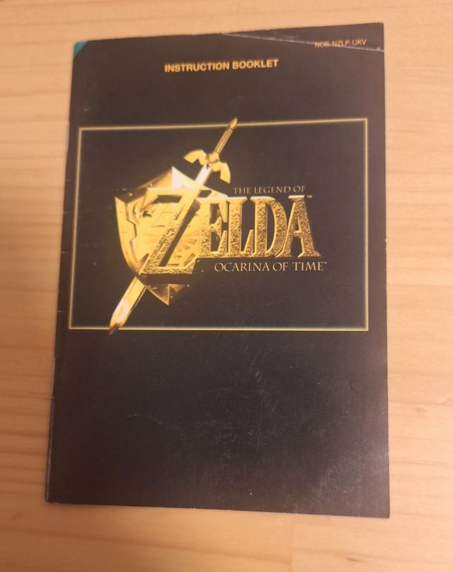 Manual Nintendo Zelda Ocarina of Time