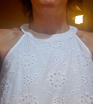 Vestido túnica, nuevo, sin usar, con escote halter