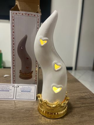 Corno portafortuna Giardini di Marzo con luci LED