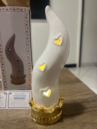 Corno portafortuna Giardini di Marzo con luci LED