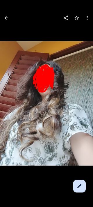 Extension capelli castano-biondo