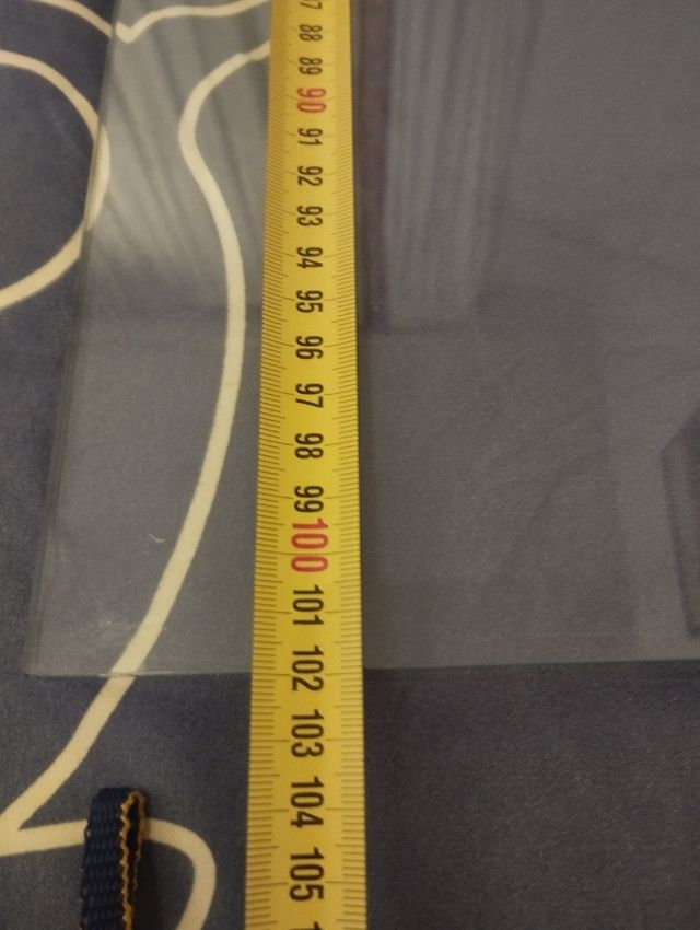 Cristal Rectangular mesa ó cómoda