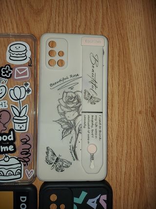 Fundas Samsung A71 4G - 4 unidades