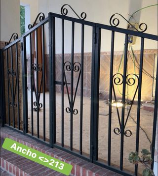 lote rejas de hierro forjado