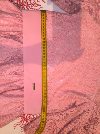 Vestido encaje niña rosa